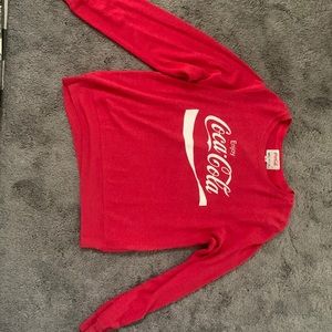 red coco cola sweatshirt